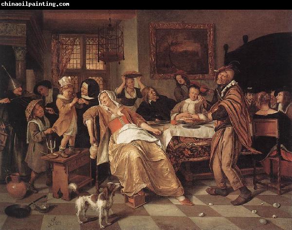 Jan Steen The Bean Feast