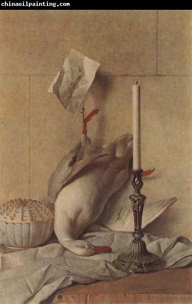 Jean Baptiste Oudry Still Life with White Duck