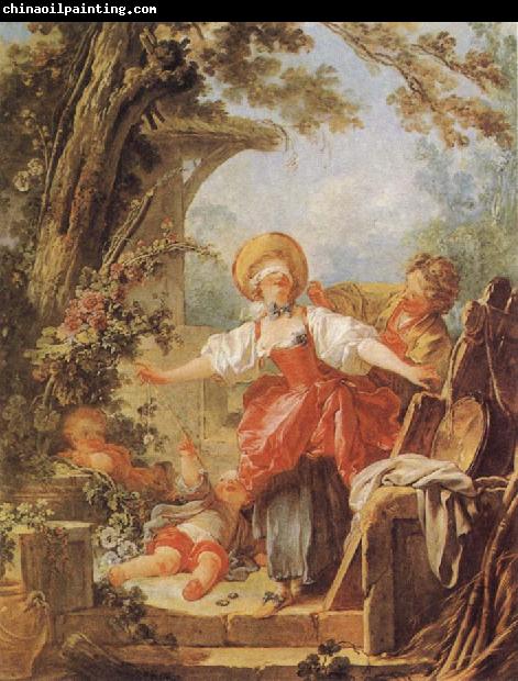 Jean Honore Fragonard Blind Man's Buff