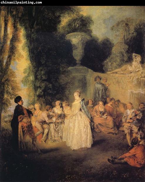 Jean-Antoine Watteau Fetes Venetiennes