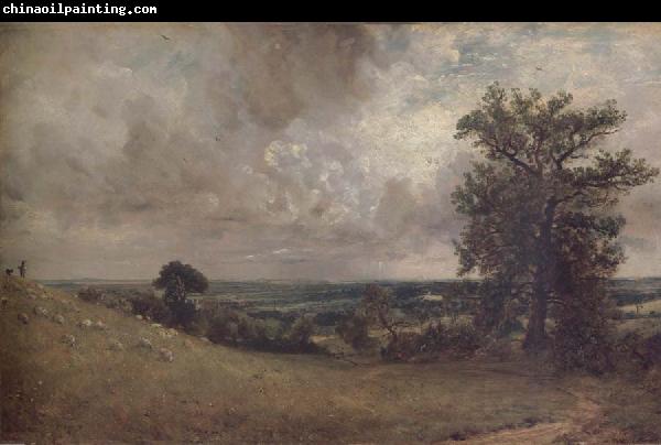 John Constable West End Field,Hampstead,noon