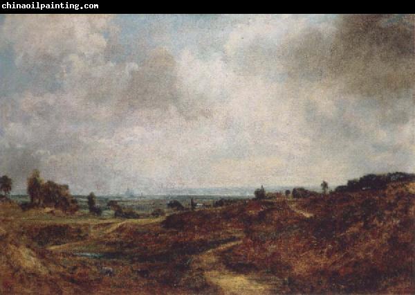 John Constable Hampstead Heath with London in the distance