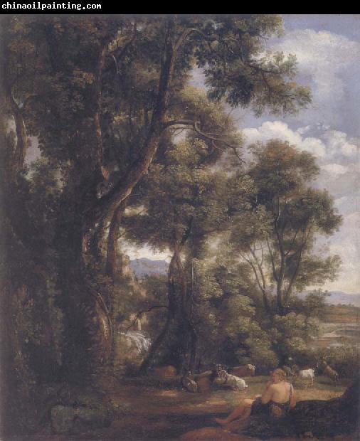 John Constable Landscape with goatherd and goats after Claude 1823