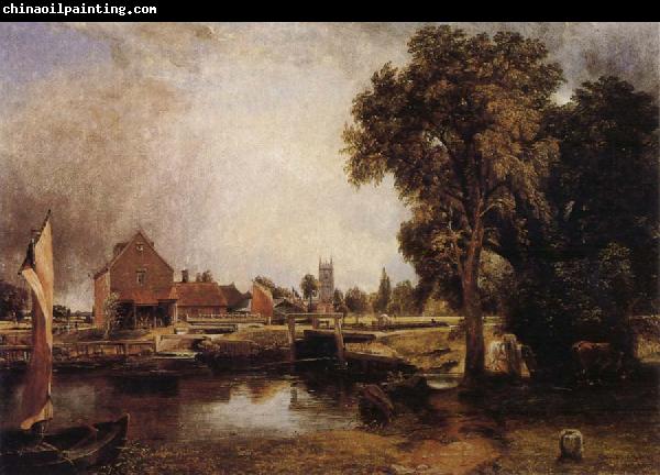 John Constable Dedham Lock and Mill