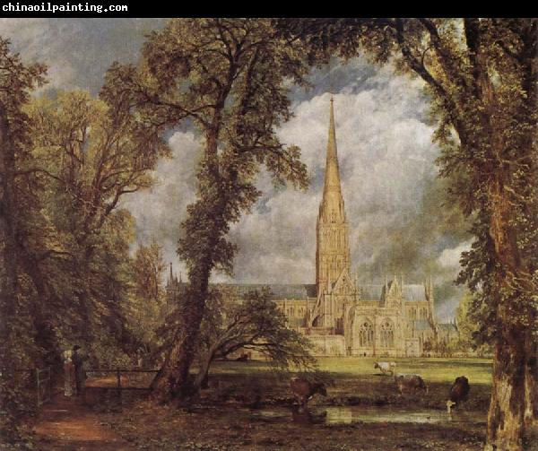 John Constable Salisbury Cathedral from the Bishop-s Grounds