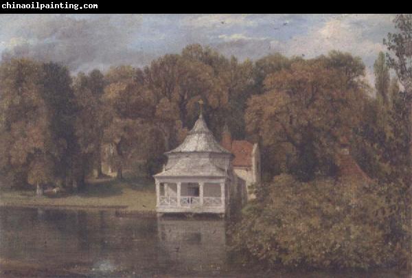 John Constable The Quarters'behind Alresford Hall