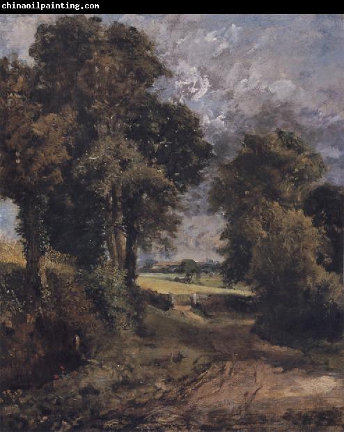 John Constable A Cornfield