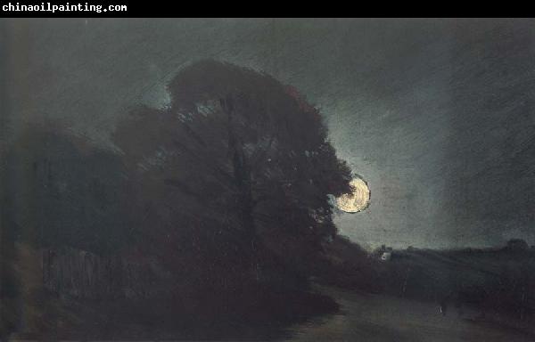 John Constable The edge of a Heath by moonlight