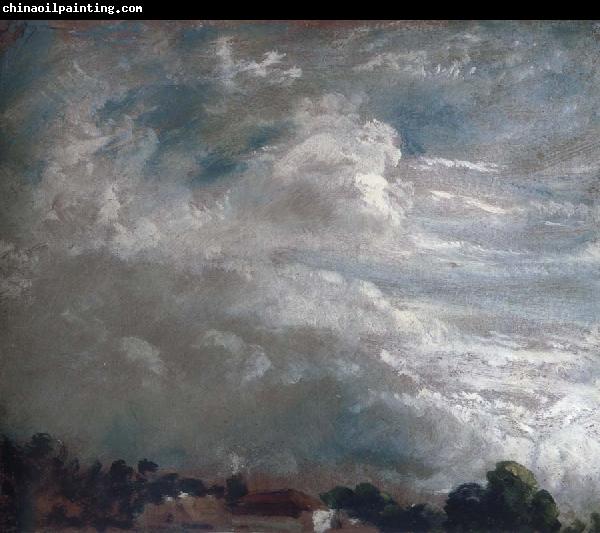 John Constable Cloud study,horizon of trees 27 September 1821