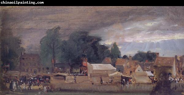 John Constable The Village fair,East Bergholt 1811