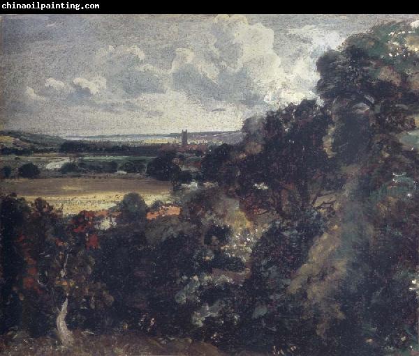 John Constable Dedham from near Gun Hill,Langham