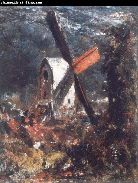 John Constable A windmill near Brighton