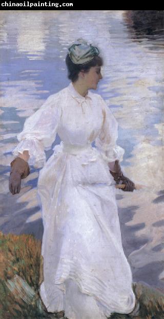 John Singer Sargent Lady Fishing Mrs Ormond