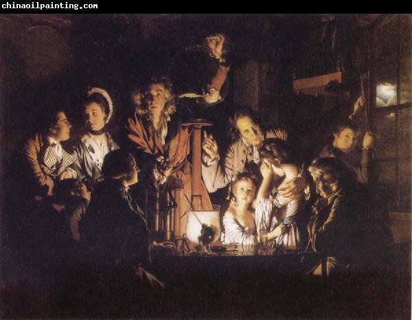 Joseph wright of derby Experiment iwth an Airpump