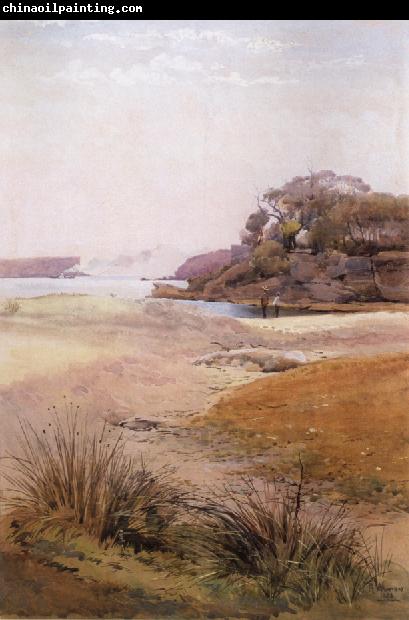 Julian Ashton View of Narth Head,Sydney Harbour 1888