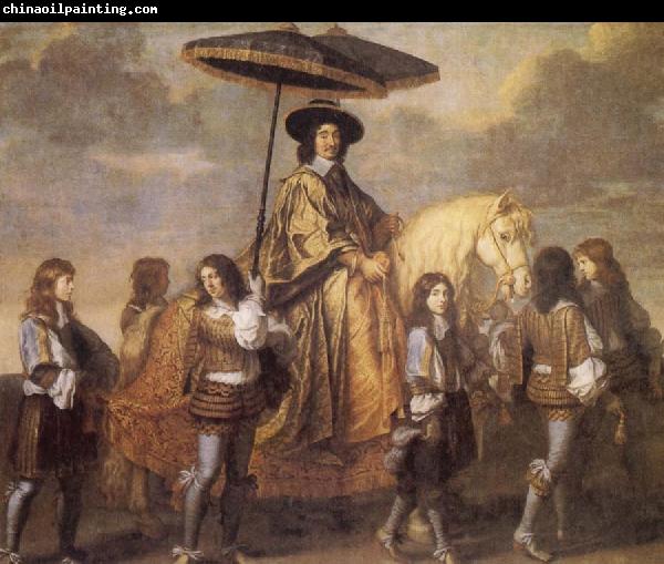 LE BRUN, Charles Chancellor Seguier at the Entry of Louis XIV into Paris in 1660