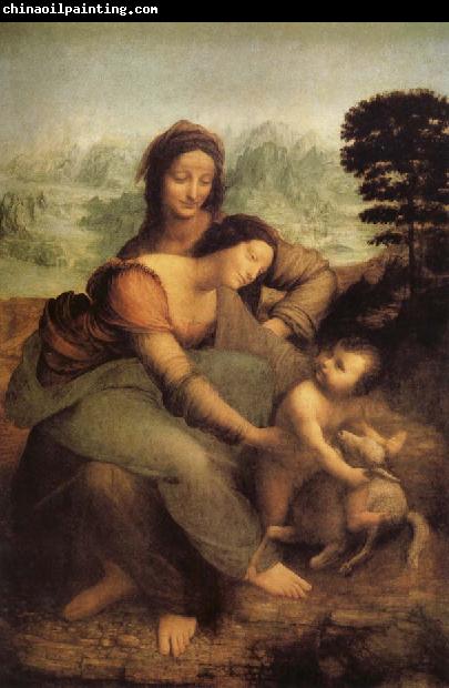 LEONARDO da Vinci The Virgin and St Anne