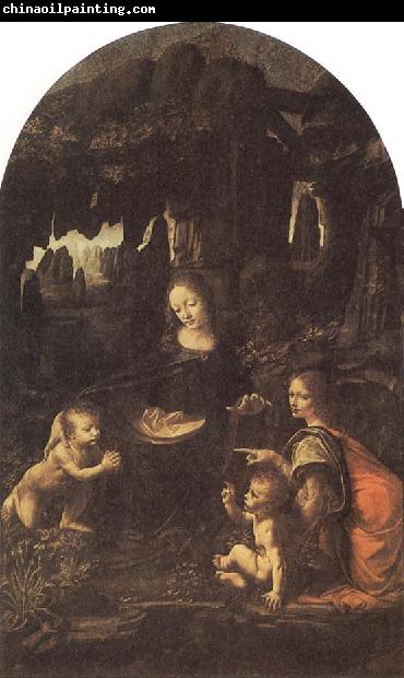 LEONARDO da Vinci Virgin of the Rocks