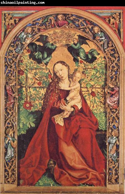 Martin Schongauer Madonna of the Rose Bower