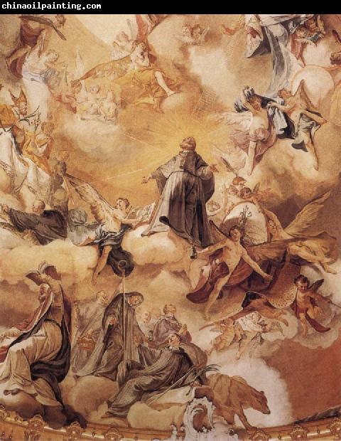 Matthaus Gunther The Apotheosis of St Benedict