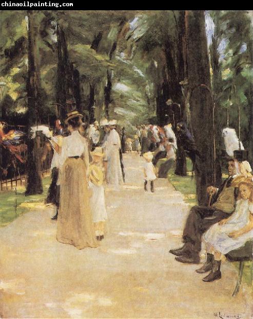 Max Liebermann The Parrot Walk at Amsterdam Zoo