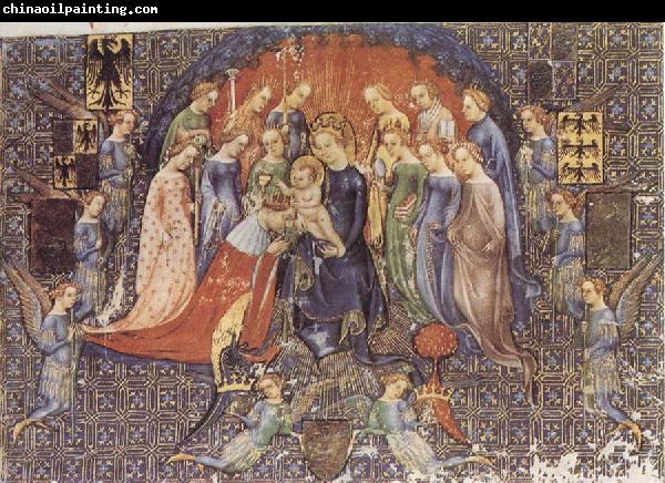 Michelino da Besozzo The Christ Child crowns the Duke