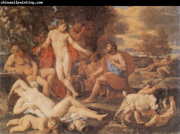 Nicolas Poussin Midas and Bacchus