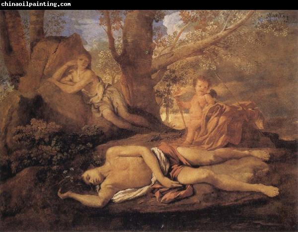 Nicolas Poussin E-cho and Narcissus