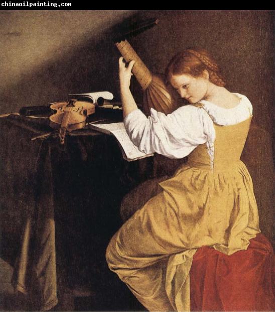 Orazio Gentileschi The Lute Player