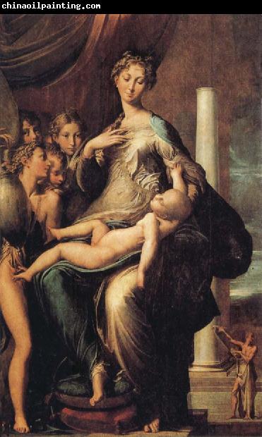 PARMIGIANINO Madonna of the Long Neck