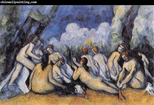 Paul Cezanne Les grandes Baigneuses