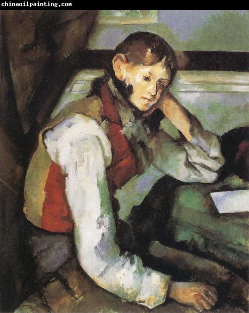 Paul Cezanne Boy with a Red Waistcoat