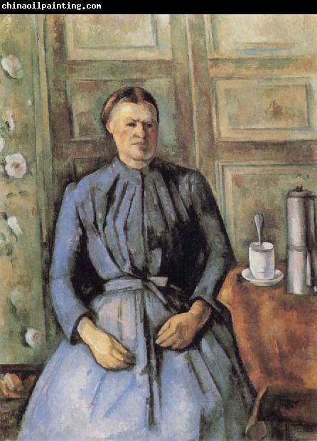 Paul Cezanne Woman with Coffee Pot