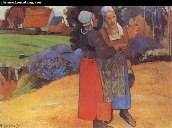 Paul Gauguin Breton Peasants