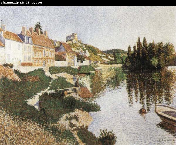 Paul Signac Riverbank,Petie Andely