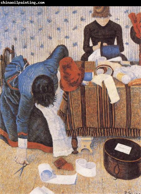 Paul Signac Two Milliners,Rue du Caire