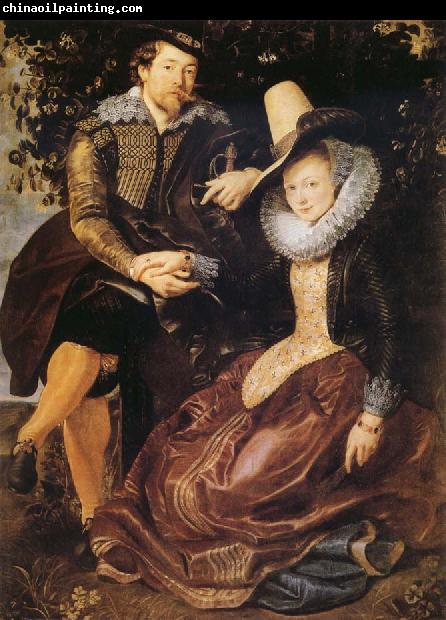 Peter Paul Rubens Rubens with his first wife Isabella Brant in the Honeysuckle Bower