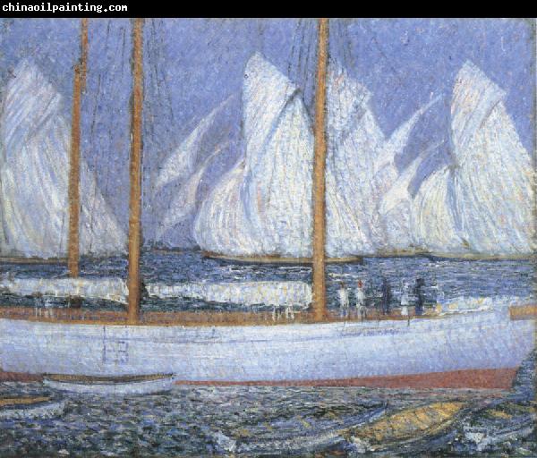 Philip Wilson Steer A Procession of Yachts