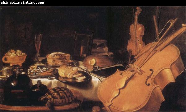 Pieter Claesz Still Life with Museum instruments