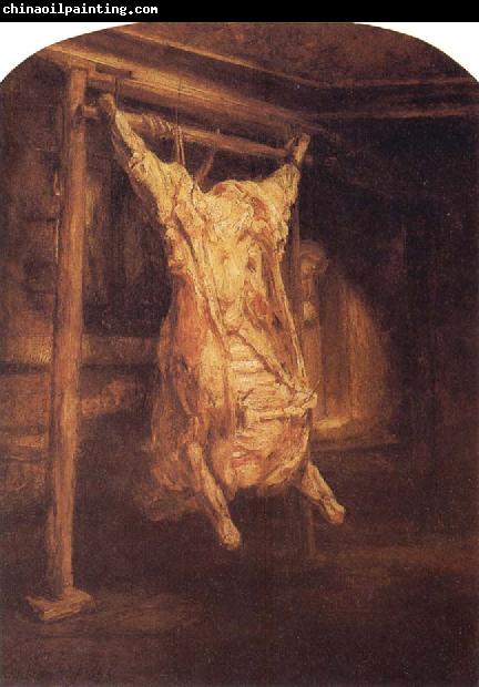 REMBRANDT Harmenszoon van Rijn The Slaughtered Ox