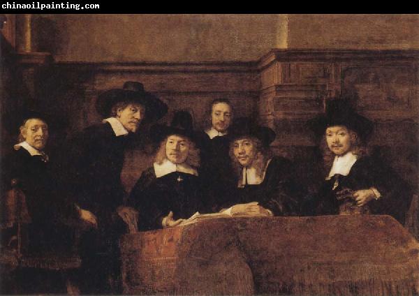 REMBRANDT Harmenszoon van Rijn Tthe Syndics of the Amsterdam