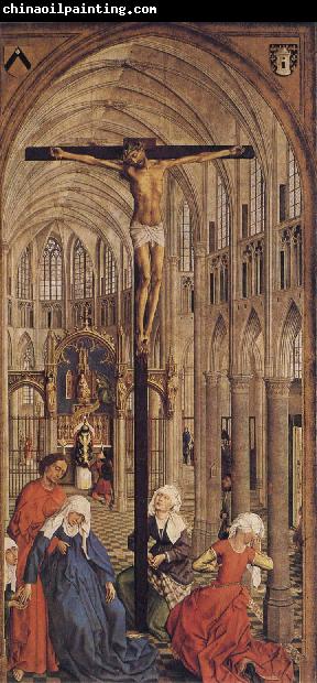 Roger Van Der Weyden Crucifixion in a Church