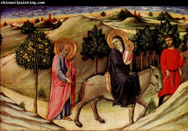 SANO di Pietro Flight to Egypt  predella panel