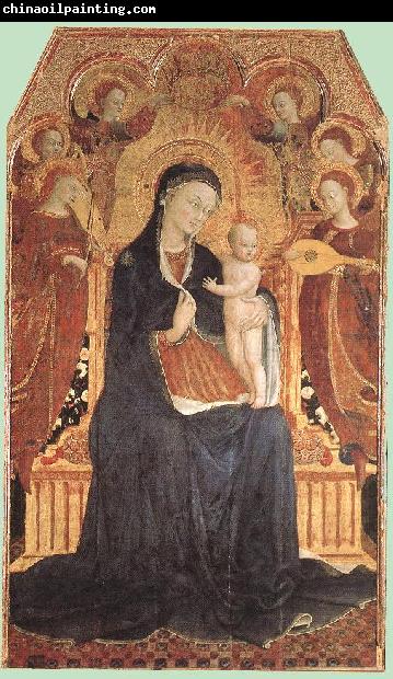 SASSETTA Virgin and Child Adored by Six Angels