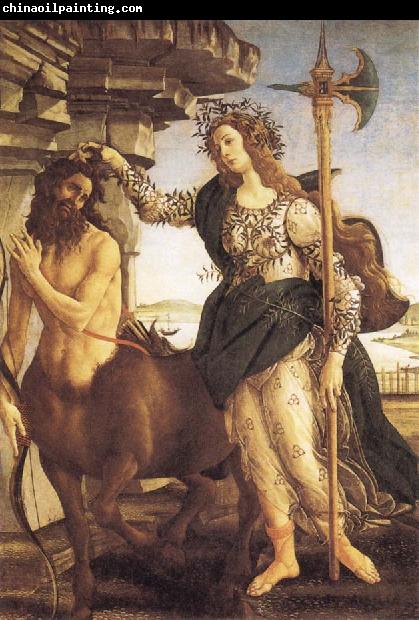 Sandro Botticelli Pallas and the Centaur