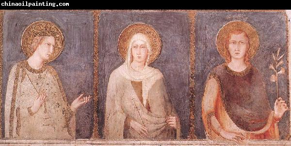 Simone Martini St Elisabeth, St Margaret and Henry of Hungary