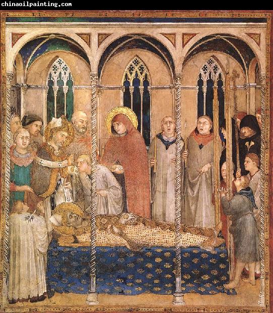 Simone Martini Burial of St Martin