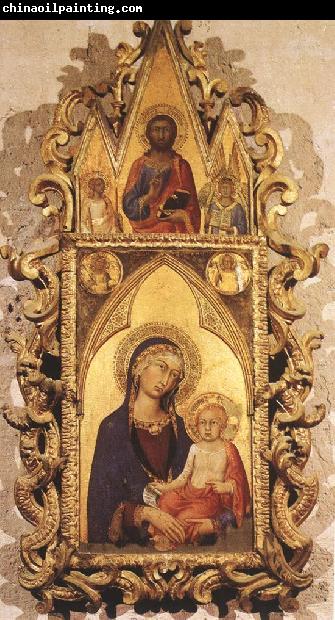 Simone Martini Madonna and Child with Angels and the Saviour