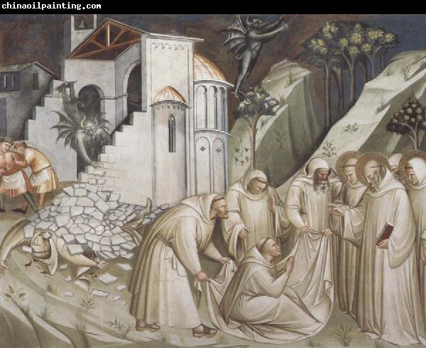 Spinello Aretino St.Benedict Revives a Monk from under the Rubble