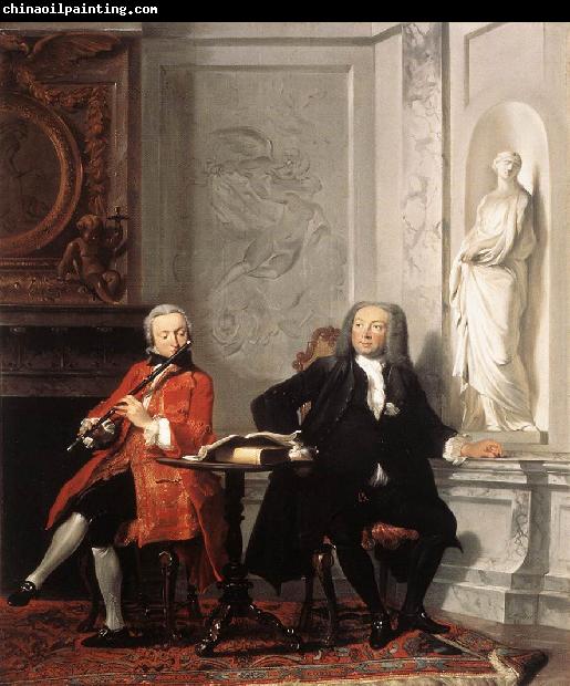TROOST, Cornelis Jeronimus Tonneman and his Son